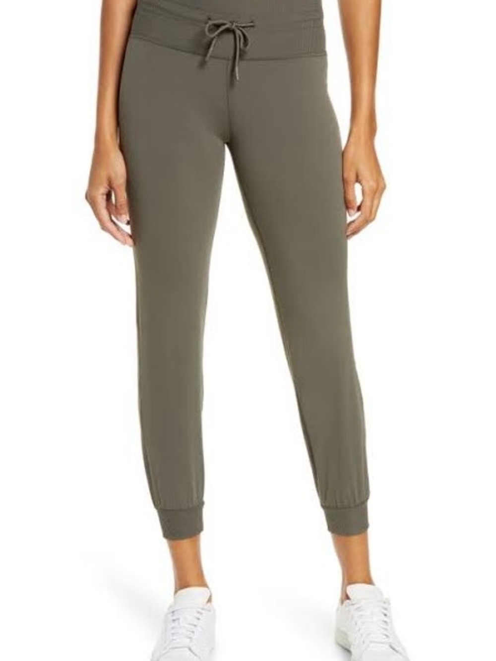 Vuori Olive High-Rise Drawstring Joggers